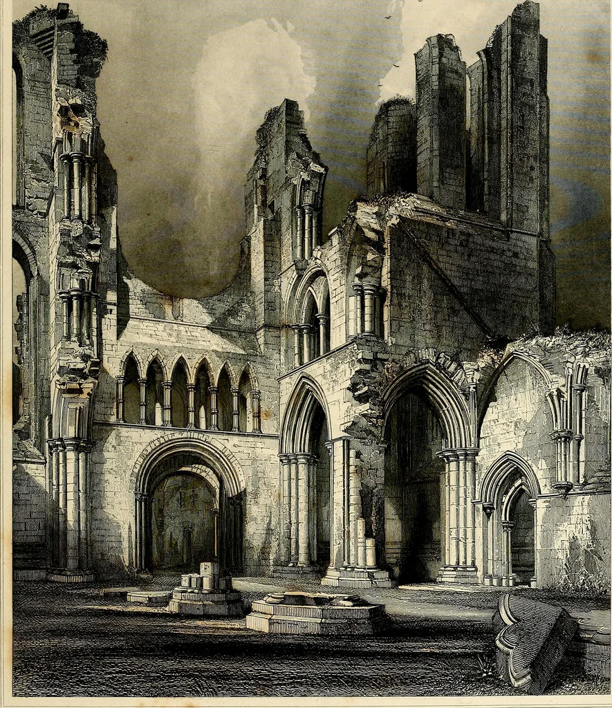 An illustration from The baronial and ecclesiastical antiquities of Scotland, 1845, leaf 34