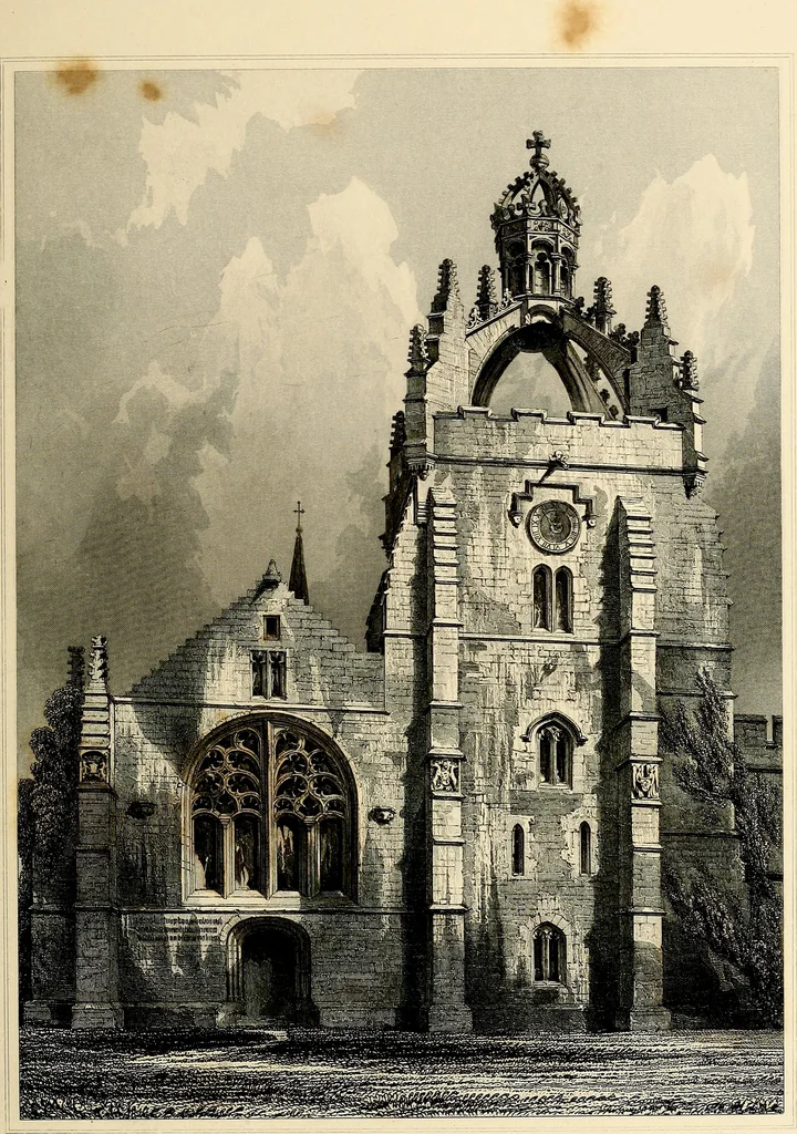 An illustration from The baronial and ecclesiastical antiquities of Scotland, 1845, leaf 52