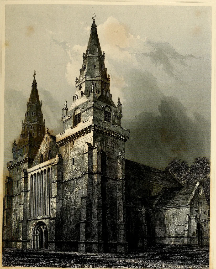 An illustration from The baronial and ecclesiastical antiquities of Scotland, 1845, leaf 64