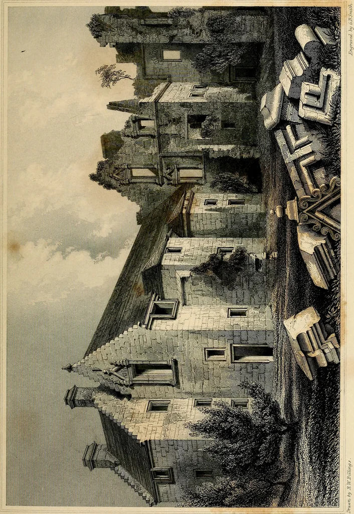 An illustration from The baronial and ecclesiastical antiquities of Scotland, 1845, leaf 74