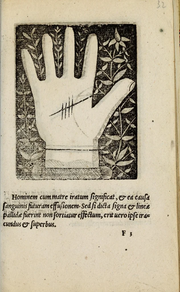 An illustration from Barptolomaei Coclitis bononiensis, naturalis philosophiae ac medicinae doctoris, Physiognomiae & chiromantiae compendium, 1533, leaf 113