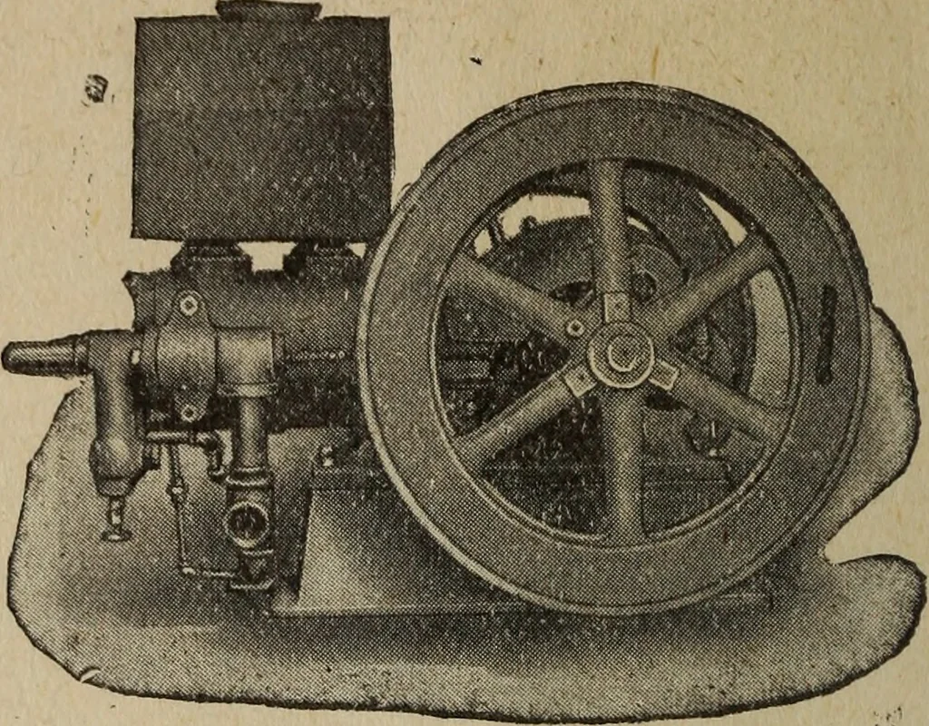 An illustration from The Barrie gasoline engines, 1910, leaf 5