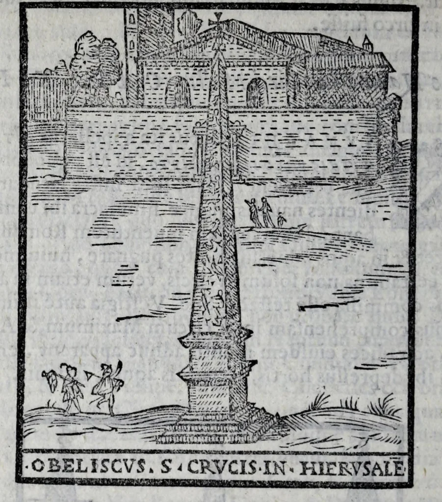 An illustration from Bartholomaei Marliani Vrbis Romae topographia, 1588, leaf 154