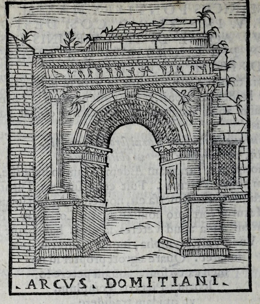 An illustration from Bartholomaei Marliani Vrbis Romae topographia, 1588, leaf 254
