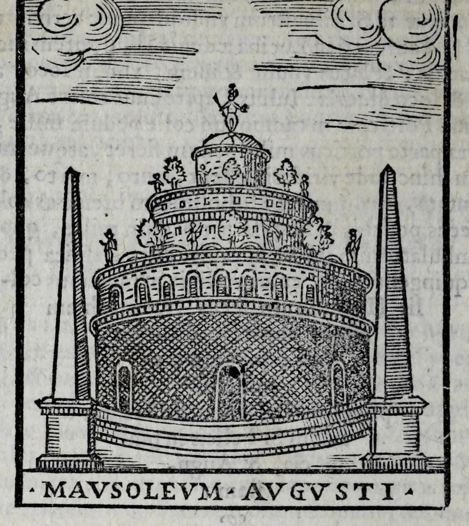 An illustration from Bartholomaei Marliani Vrbis Romae topographia, 1588, leaf 258