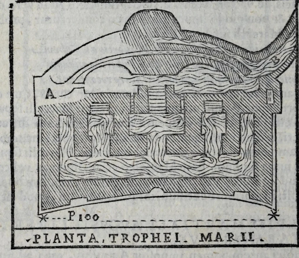 An illustration from Bartholomaei Marliani Vrbis Romae topographia, 1588, leaf 262