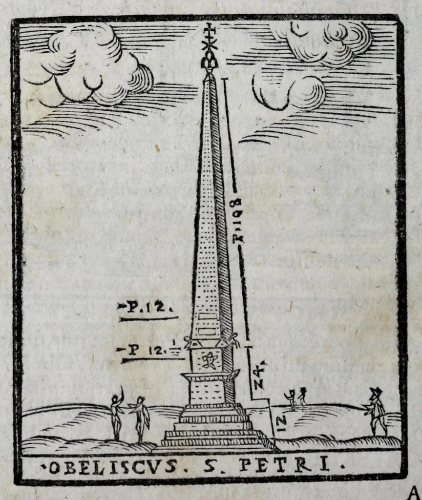 An illustration from Bartholomaei Marliani Vrbis Romae topographia, 1588, leaf 282