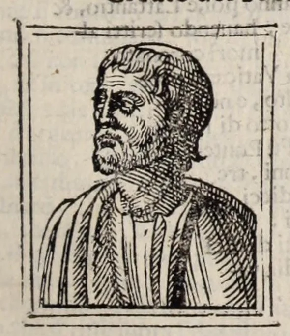 An illustration from Bartolomeo Platina delle vite de' pontefici: : dal Salvator nostro fino a Paolo II. accresciute con quelle de' Papi moderni da Sisto quarto fino ad Alessandro VII. regnante., 1666, leaf 125