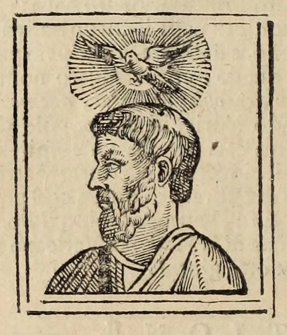 An illustration from Bartolomeo Platina delle vite de' pontefici: : dal Salvator nostro fino a Paolo II. accresciute con quelle de' Papi moderni da Sisto quarto fino ad Alessandro VII. regnante., 1666, leaf 204