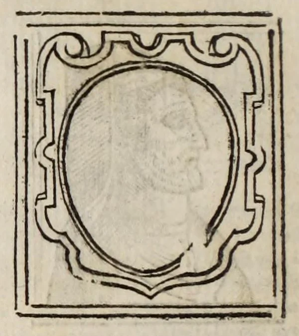 An illustration from Bartolomeo Platina delle vite de' pontefici: : dal Salvator nostro fino a Paolo II. accresciute con quelle de' Papi moderni da Sisto quarto fino ad Alessandro VII. regnante., 1666, leaf 220