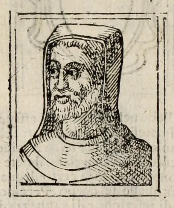 An illustration from Bartolomeo Platina delle vite de' pontefici: : dal Salvator nostro fino a Paolo II. accresciute con quelle de' Papi moderni da Sisto quarto fino ad Alessandro VII. regnante., 1666, leaf 232