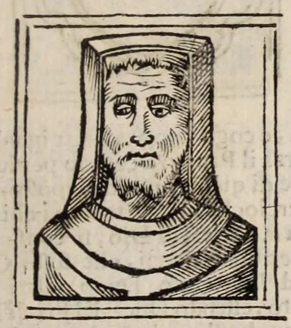 An illustration from Bartolomeo Platina delle vite de' pontefici: : dal Salvator nostro fino a Paolo II. accresciute con quelle de' Papi moderni da Sisto quarto fino ad Alessandro VII. regnante., 1666, leaf 291
