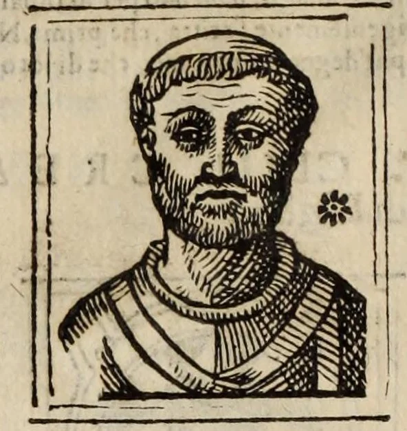 An illustration from Bartolomeo Platina delle vite de' pontefici: : dal Salvator nostro fino a Paolo II. accresciute con quelle de' Papi moderni da Sisto quarto fino ad Alessandro VII. regnante., 1666, leaf 326