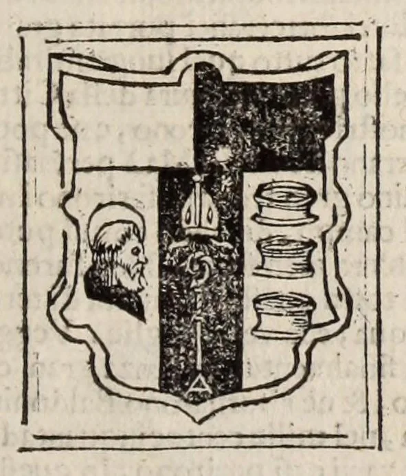 An illustration from Bartolomeo Platina delle vite de' pontefici: : dal Salvator nostro fino a Paolo II. accresciute con quelle de' Papi moderni da Sisto quarto fino ad Alessandro VII. regnante., 1666, leaf 369