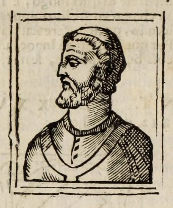 An illustration from Bartolomeo Platina delle vite de' pontefici: : dal Salvator nostro fino a Paolo II. accresciute con quelle de' Papi moderni da Sisto quarto fino ad Alessandro VII. regnante., 1666, leaf 424