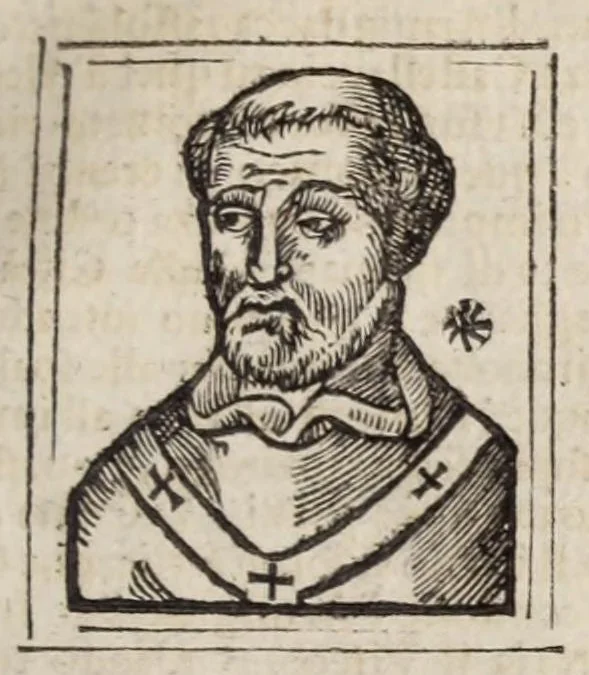 An illustration from Bartolomeo Platina delle vite de' pontefici: : dal Salvator nostro fino a Paolo II. accresciute con quelle de' Papi moderni da Sisto quarto fino ad Alessandro VII. regnante., 1666, leaf 477