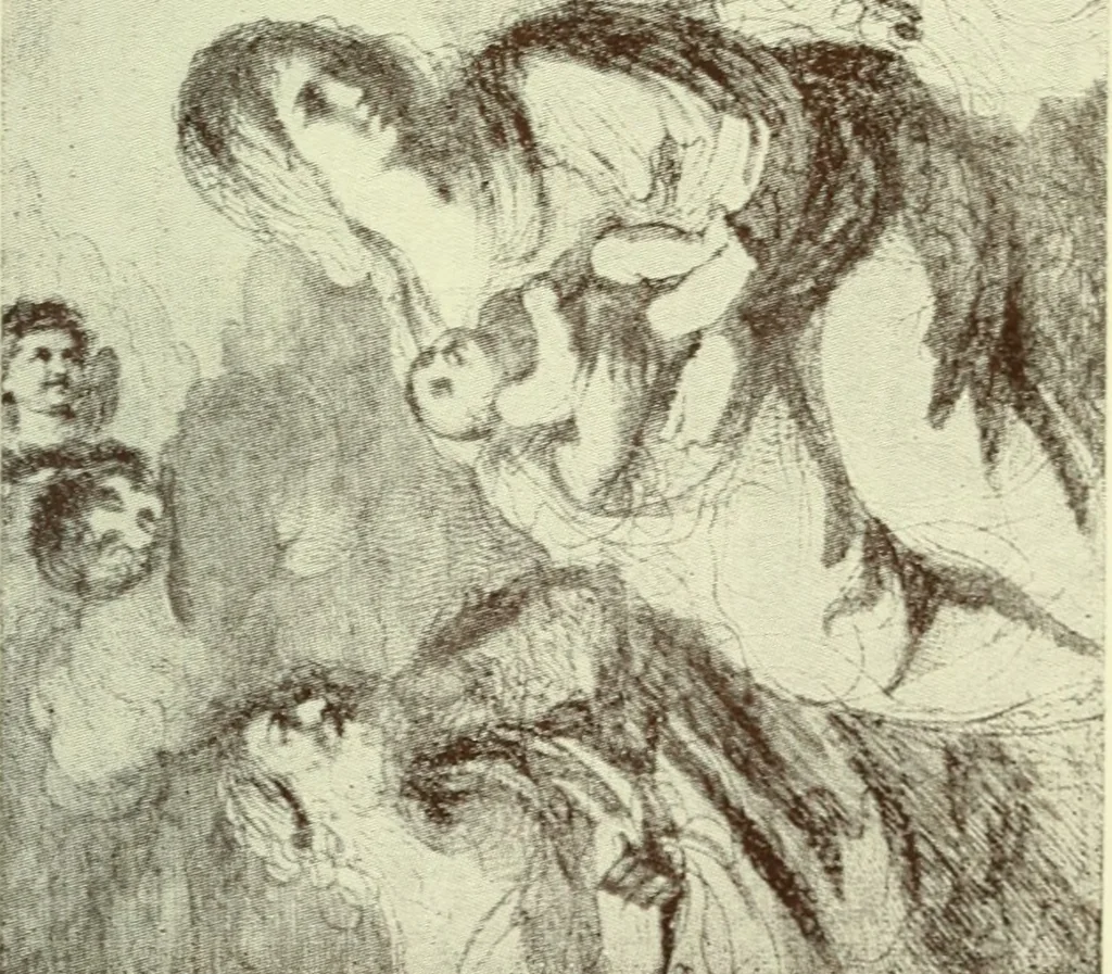 An illustration from Bartolozzi and his pupils in England : with an abridged list of his more important prints in line and stipple, 1903, leaf 58