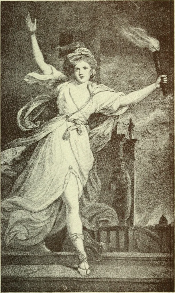 An illustration from Bartolozzi and his pupils in England : with an abridged list of his more important prints in line and stipple, 1903, leaf 70