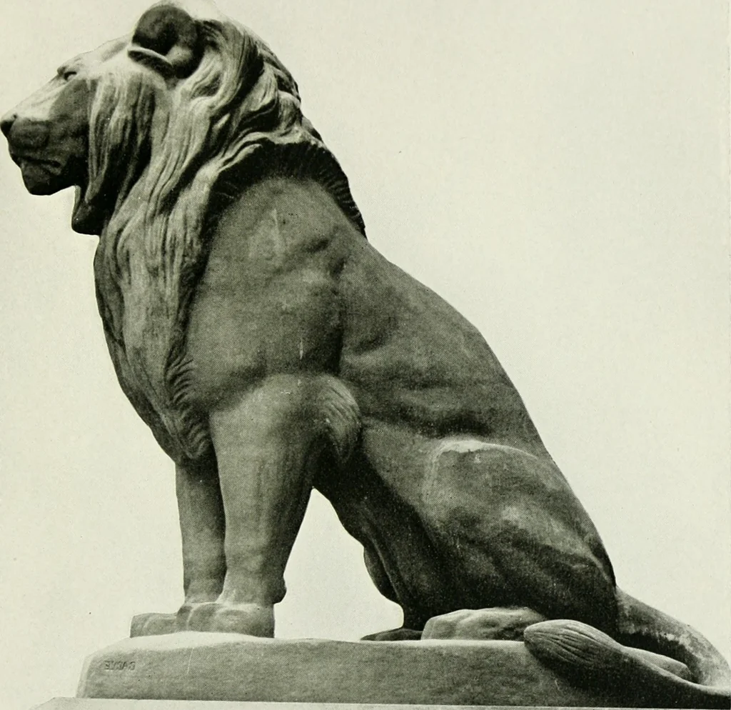 An illustration from Barye, 1904, leaf 8