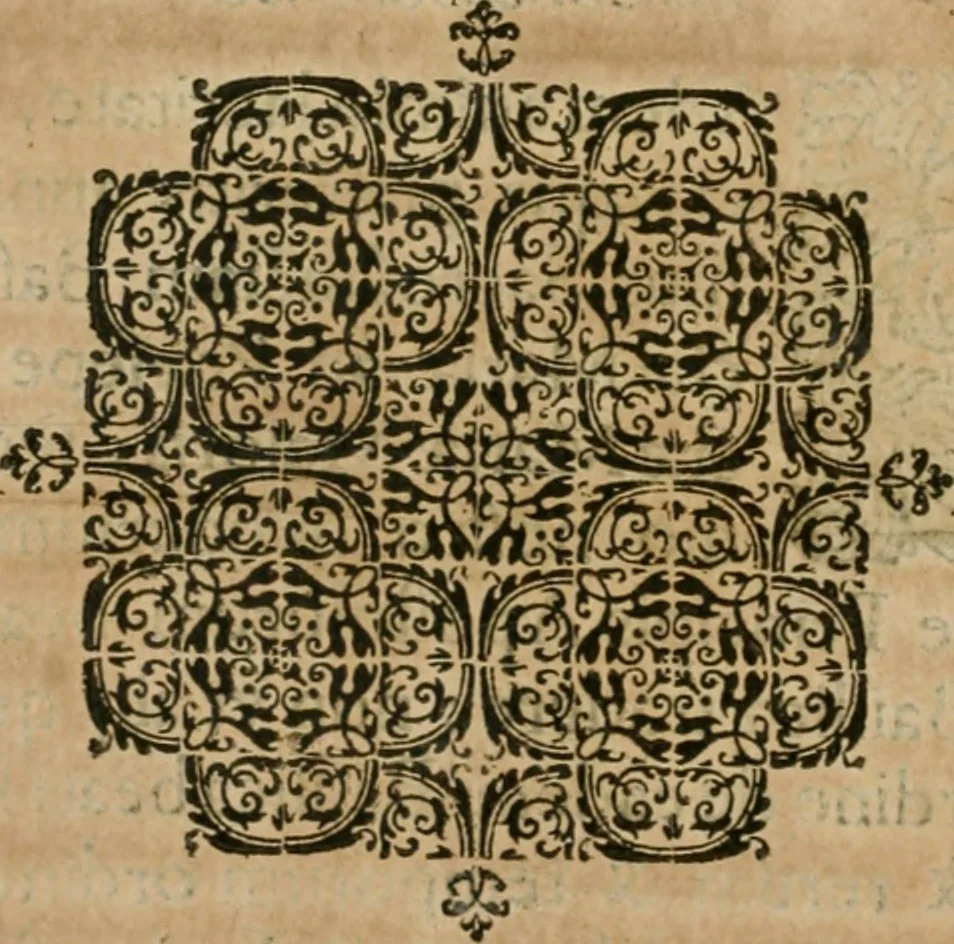 An illustration from Basilicae veteris vaticanae descriptio, 1646, leaf 15