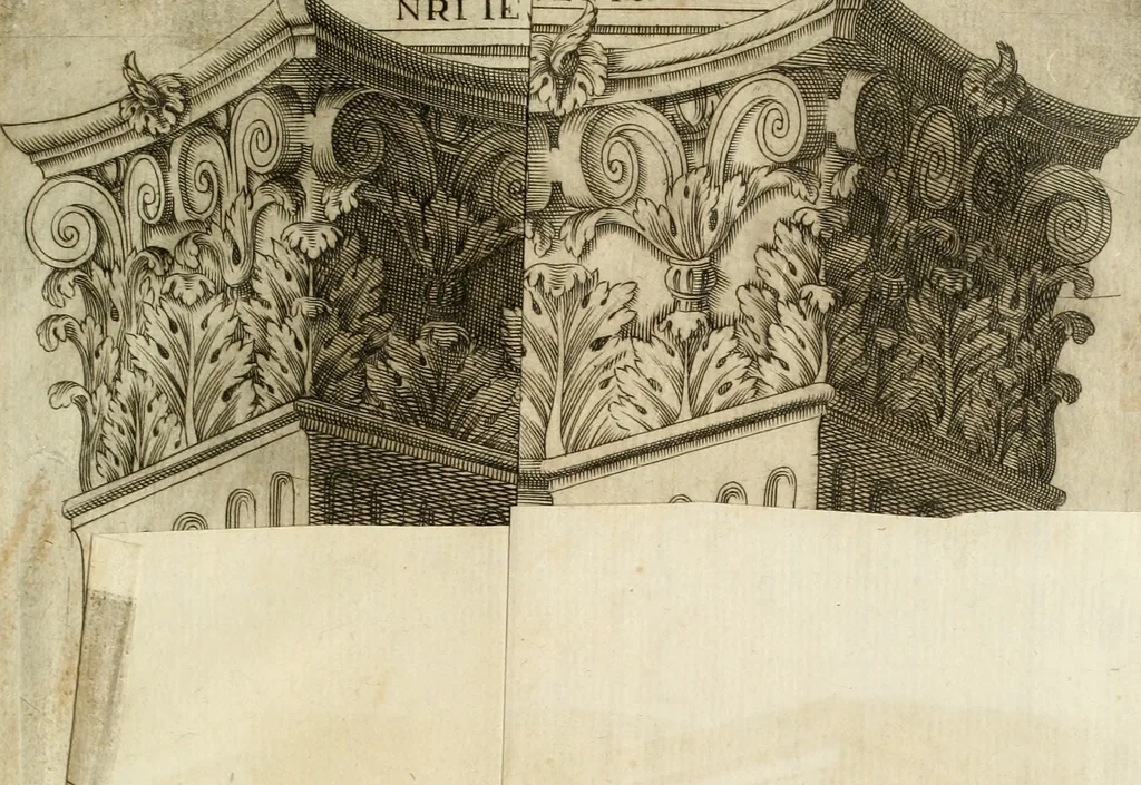 An illustration from Basilicae veteris vaticanae descriptio, 1646, leaf 192