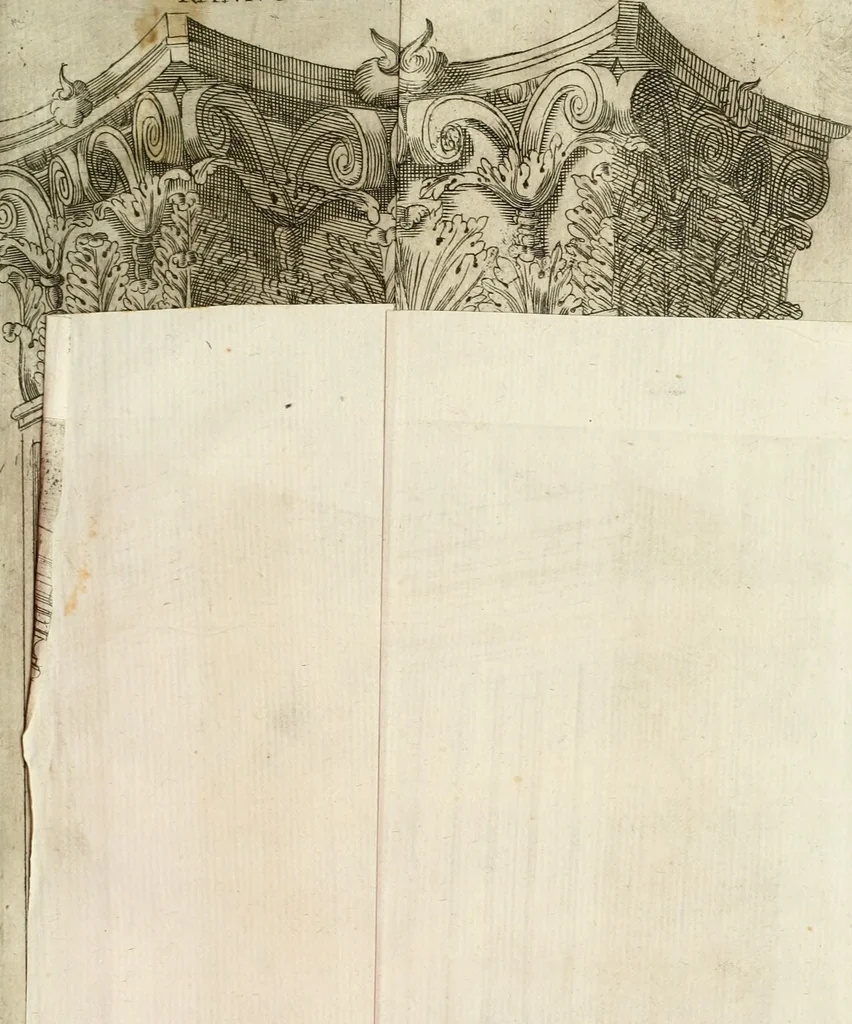 An illustration from Basilicae veteris vaticanae descriptio, 1646, leaf 194