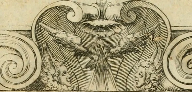 An illustration from Basilicae veteris vaticanae descriptio, 1646, leaf 8