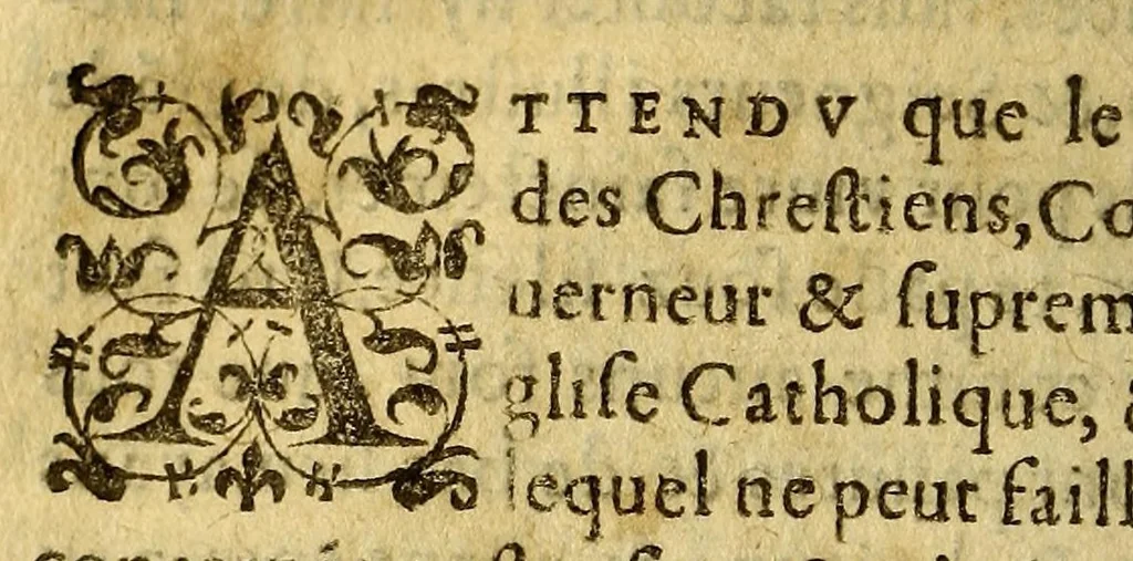 An illustration from Basilicon philactirion, : par lequel il se prouue apertement qu'il est necessaire, vtile & honorable à l'Eglise Catholique, qu'il y aye des religieux, & iceux de diuers ordres ..., 1585, leaf 300