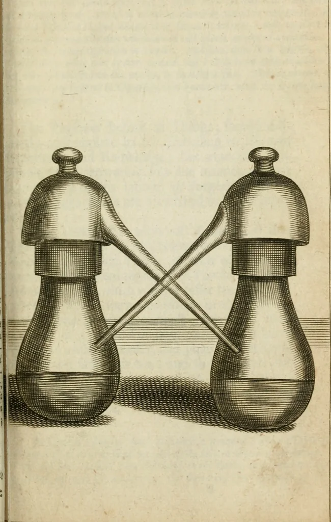 An illustration from Basil Valentine his triumphant chariot of antimony : with annotations of Theodore Kirkringius, M.D. : with, The true book of the learned Synesius, a Greek abbot, taken out of the Emperour's library, concerning the philosopher's stone, 1678, leaf 120