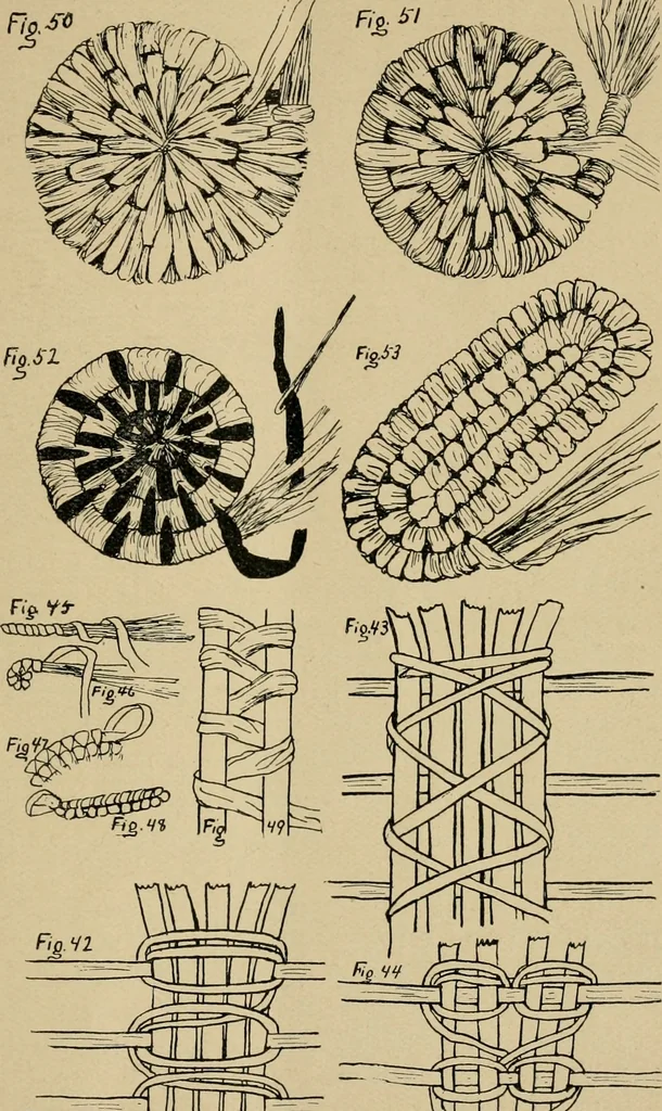 An illustration from Basket making .., 1902, leaf 28