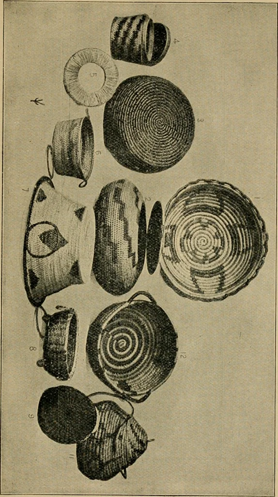 An illustration from Basket making .., 1902, leaf 38