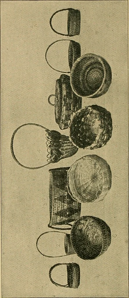 An illustration from Basket making .., 1902, leaf 39