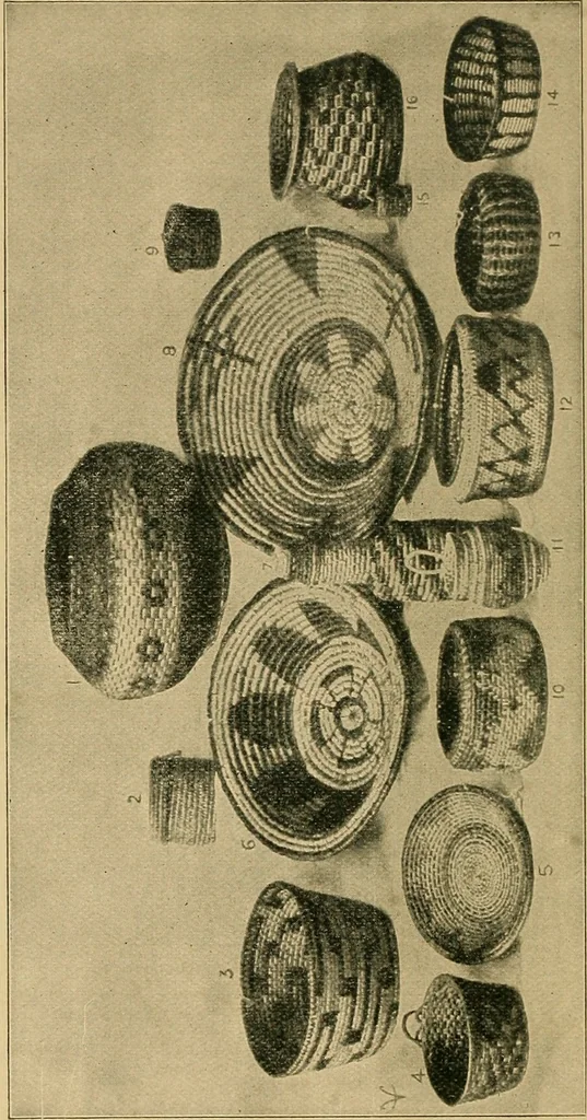 An illustration from Basket making .., 1902, leaf 9