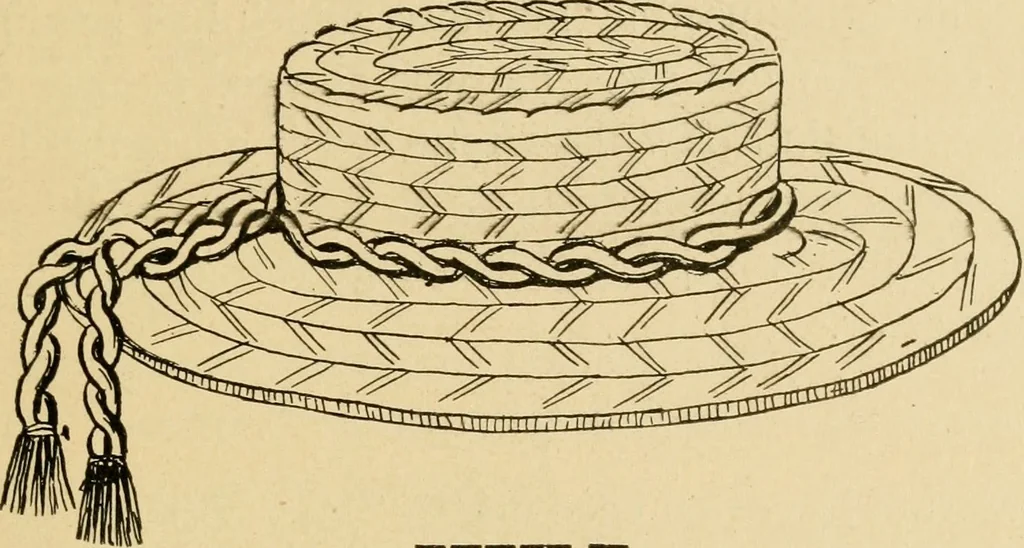 An illustration from Basketry and weaving in the school, 1904, leaf 28