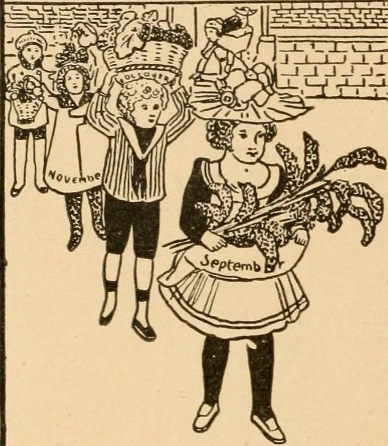 An illustration from Basketry and weaving in the school, 1904, leaf 33