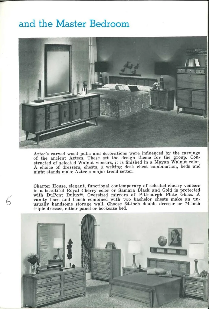 An illustration from Bassett Furniture 1964, 1964, leaf 6