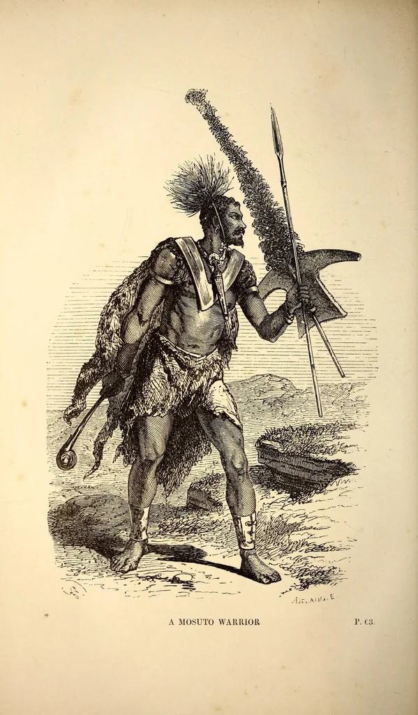An illustration from The Basutos : or, twenty-three years in South Africa, 1861, leaf 102