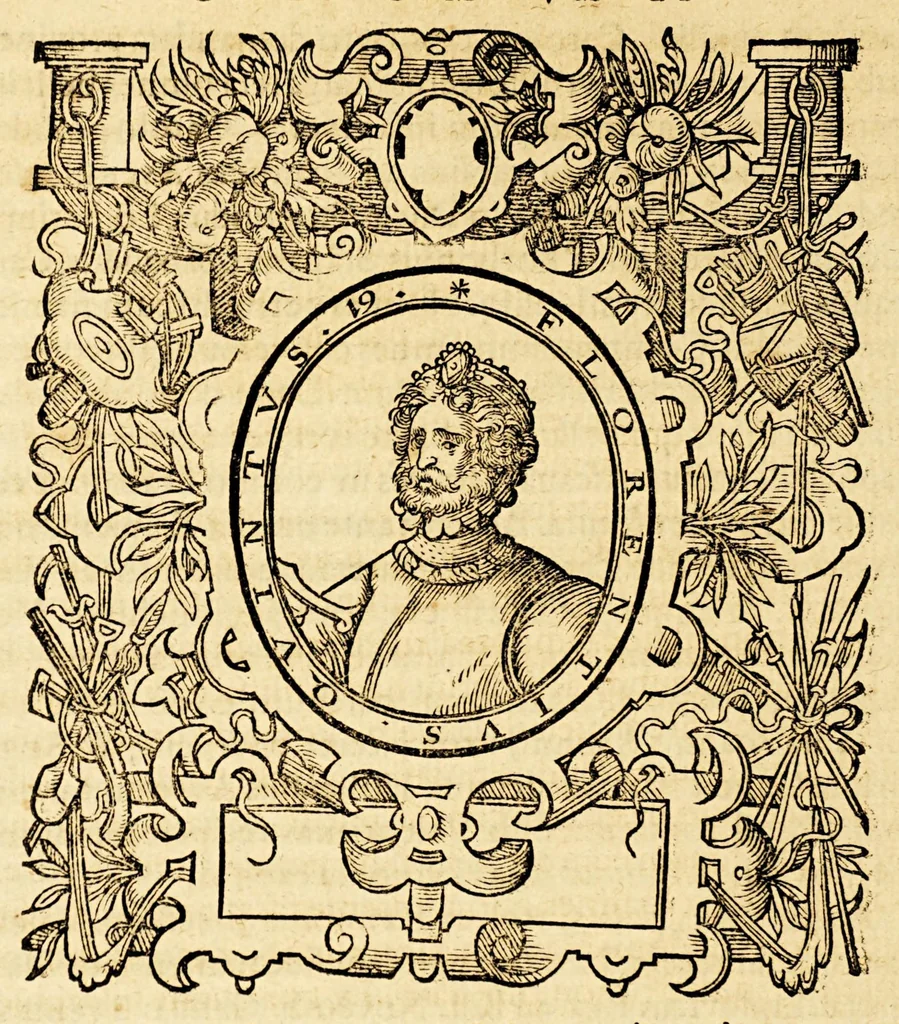 An illustration from Batavia illustrata, seu De Batavorum insula, Hollandia, Zelandia, Frisia, territorio Traiectensi et Gelria, : scriptores varij notae melioris, nunc primùm collecti, simulqúe editi., 1609, leaf 294