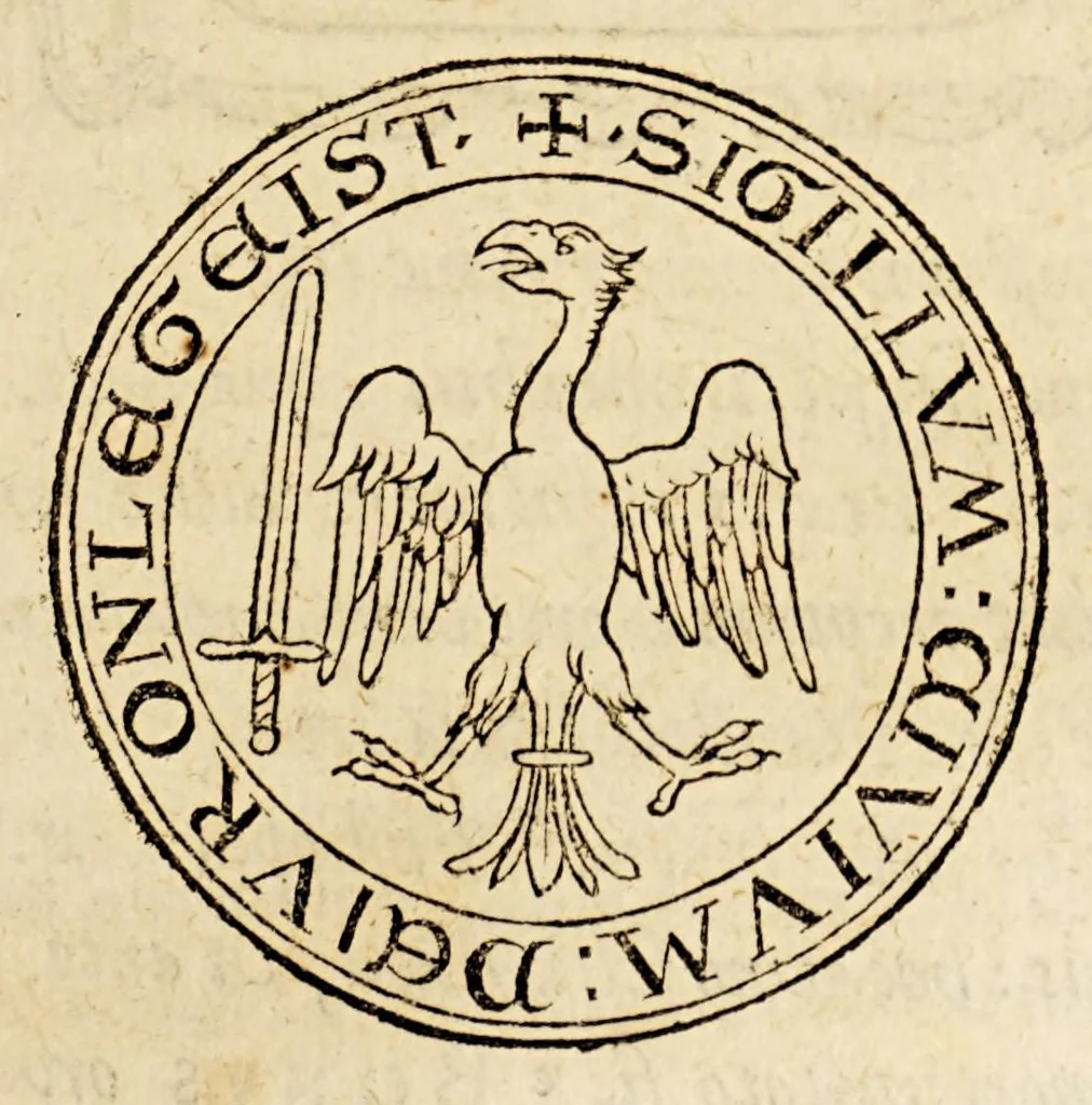 An illustration from Batavia illustrata, seu De Batavorum insula, Hollandia, Zelandia, Frisia, territorio Traiectensi et Gelria, : scriptores varij notae melioris, nunc primùm collecti, simulqúe editi., 1609, leaf 317