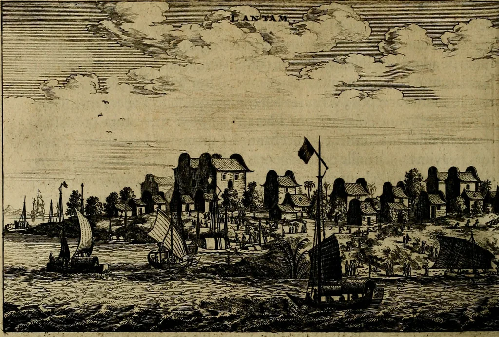 An illustration from Legatio Batavica ad magnum Tartariae chamum Sungteium, modernum Sinae imperatorem : historiarum narratione, quae legatis in provinciis Quantung, Kiangsi, Nanking, Xantung, Peking, & aula imperatoriâ ab anno 1655 ad annum 1657 obtigerunt, ut & ardua Sinensium in bello Tartarico fortunâ, provinciarum accurata geographia, urbium delineatione, nec non artis & naturae miraculis ex animalium, vegetabilium, mineralium genere per centum & quinquaginta aeneas figuras passim illustrata & conscripta vernacule, 1668, leaf 339
