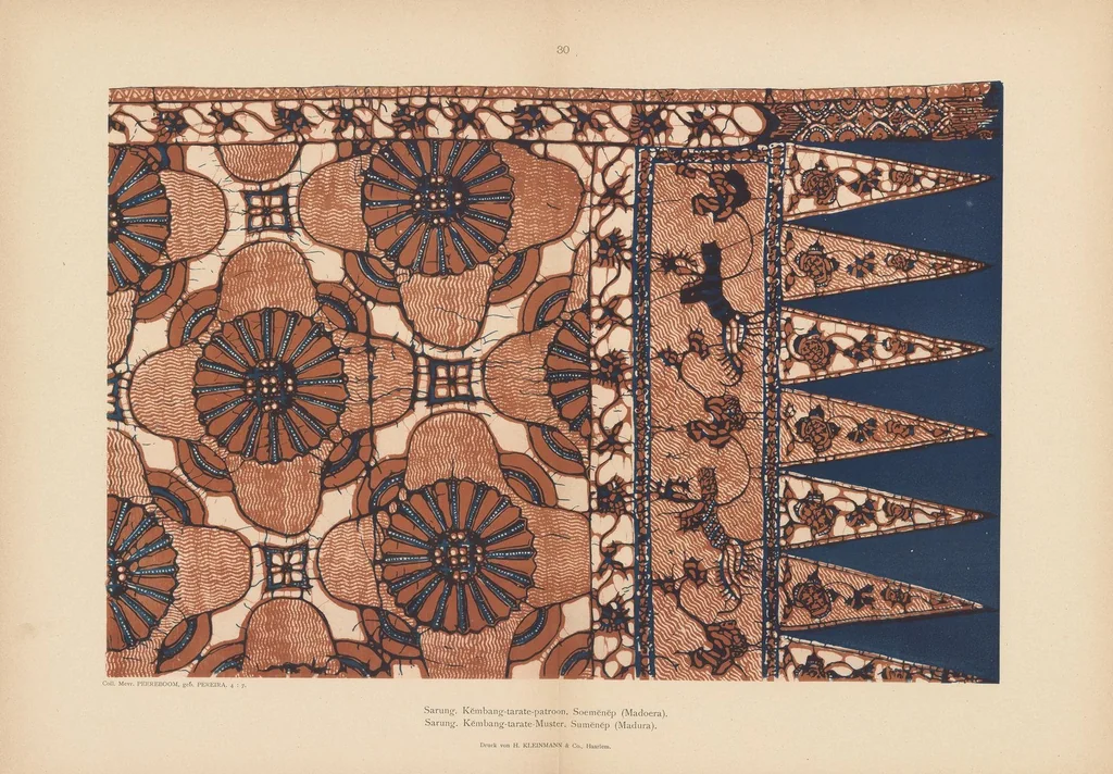 An illustration from De batik-kunst in Nederlandsch-Indië en haar geschiedenis, 1914, leaf 34