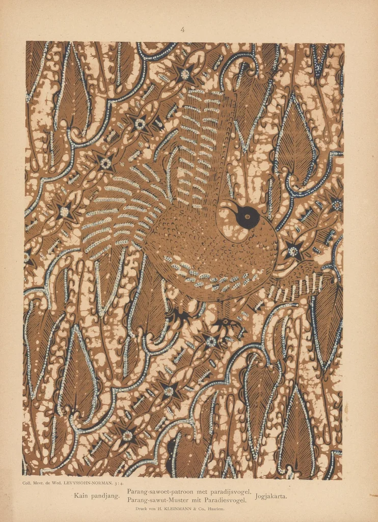 An illustration from De batik-kunst in Nederlandsch-Indië en haar geschiedenis, 1914, leaf 8