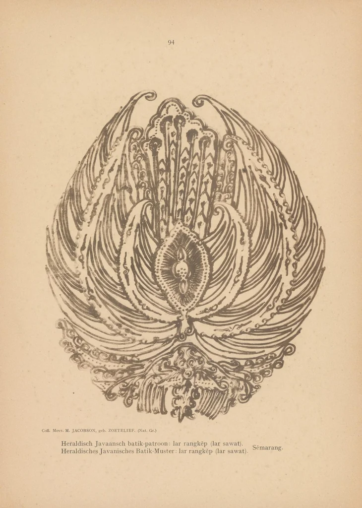 An illustration from De batik-kunst in Nederlandsch-Indië en haar geschiedenis, 1914, leaf 98