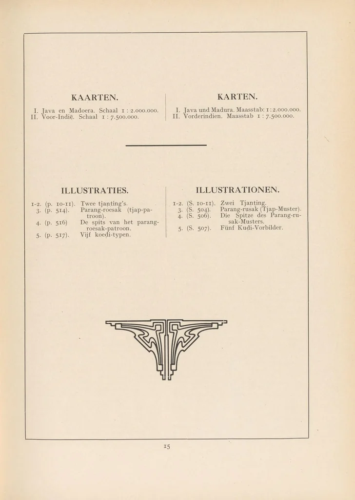 An illustration from De batik-kunst in Nederlandsch-Indië en haar geschiedenis, 1914, leaf 25