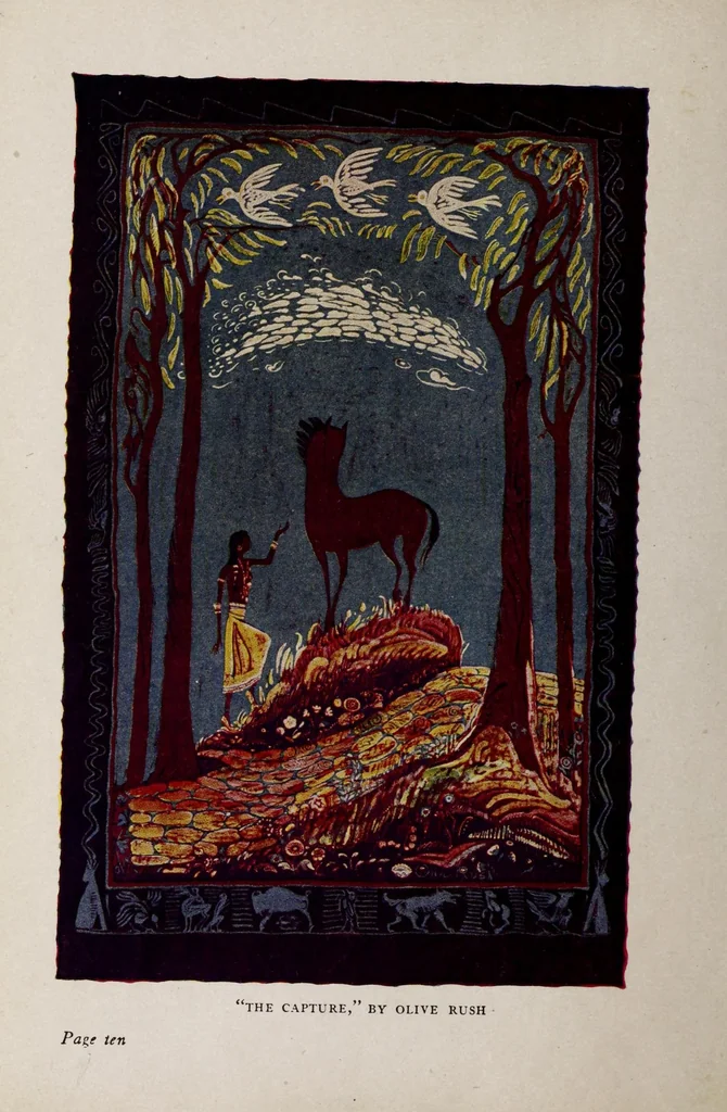 An illustration from Batik and other pattern dyeing, 1920, leaf 12