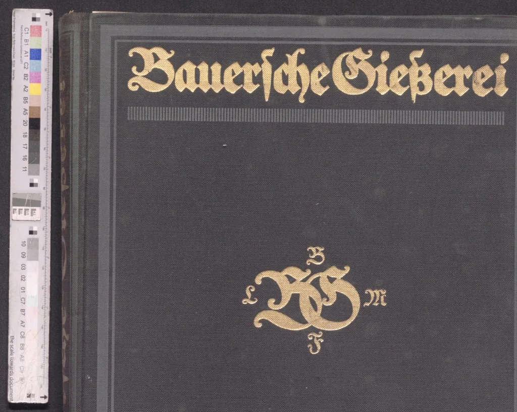 An illustration from Hauptprobe in gedrängter Form der Bauerschen Giesserei Frankfurt am Main, 1923, leaf 0