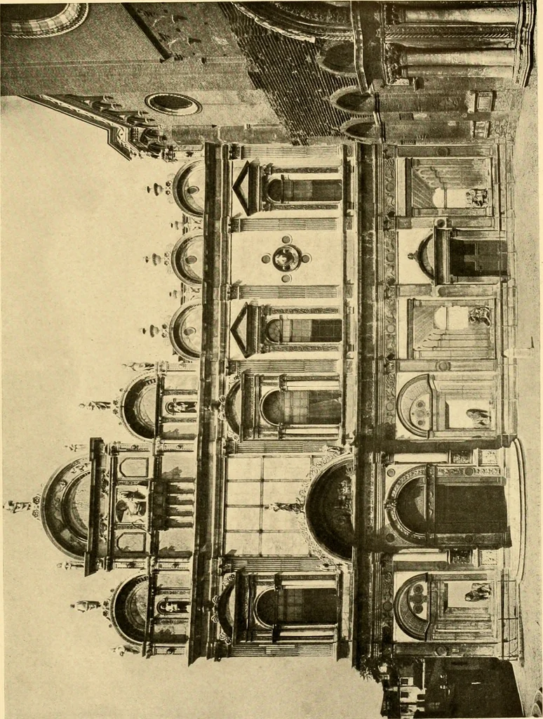 An illustration from Baukunst und dekorative plastik der frührenaissance in Italien, 1920, leaf 122