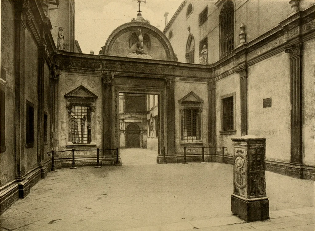An illustration from Baukunst und dekorative plastik der frührenaissance in Italien, 1920, leaf 165
