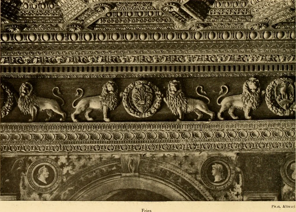 An illustration from Baukunst und dekorative plastik der frührenaissance in Italien, 1920, leaf 189