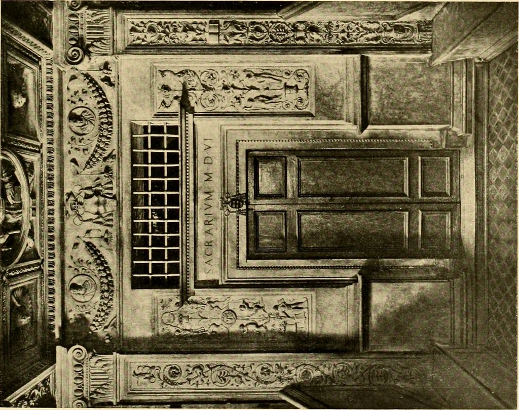 An illustration from Baukunst und dekorative plastik der frührenaissance in Italien, 1920, leaf 208